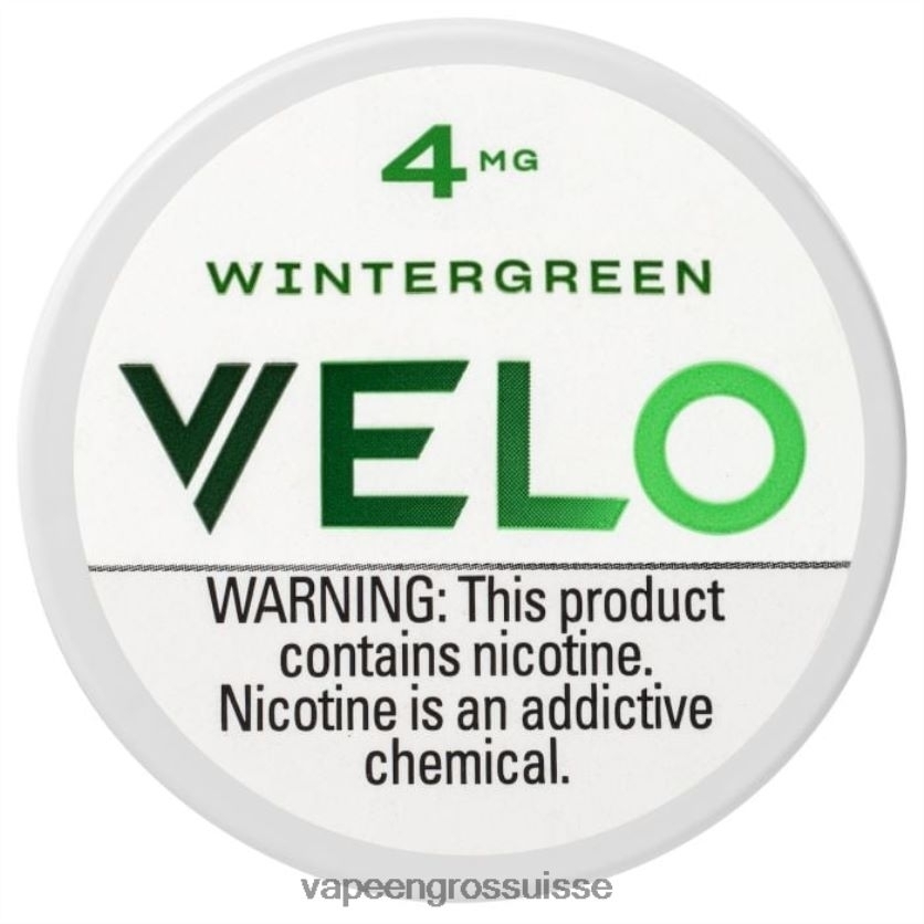 E Liquide Suisse - menthe 82F24239 VELO sachet de nicotine 4mg