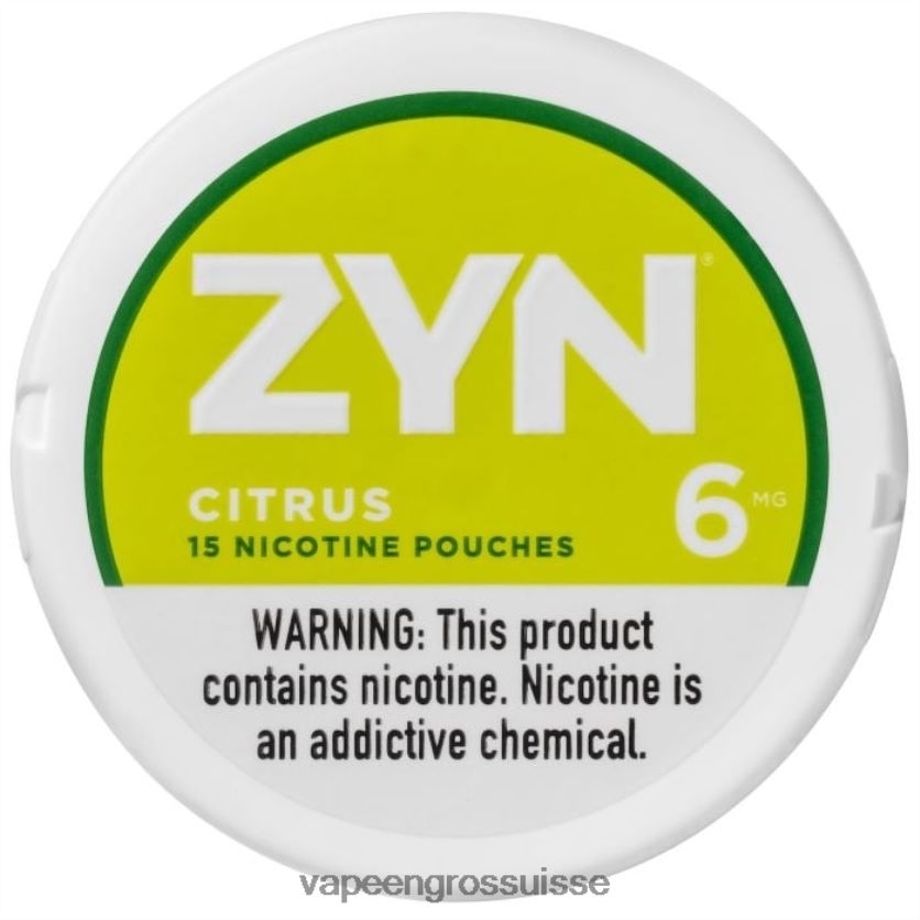 E Liquide Suisse - agrumes 82F24217 ZYN sachet de nicotine 6mg