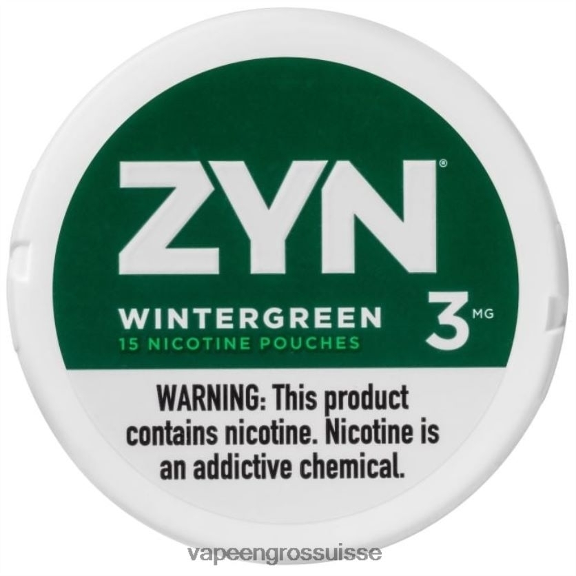 Vape Genève - gaulthérie 82F24224 ZYN sachet de nicotine 3mg