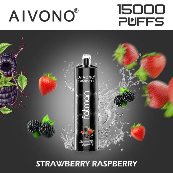 Vape En Gros Suisse - Aivono FATMAN 15000 fraise framboise 446J15