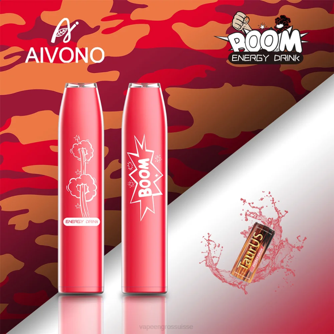 Vapoteuse En Gros - Aivono AIM BOOM 600 boisson énergisante 446J358