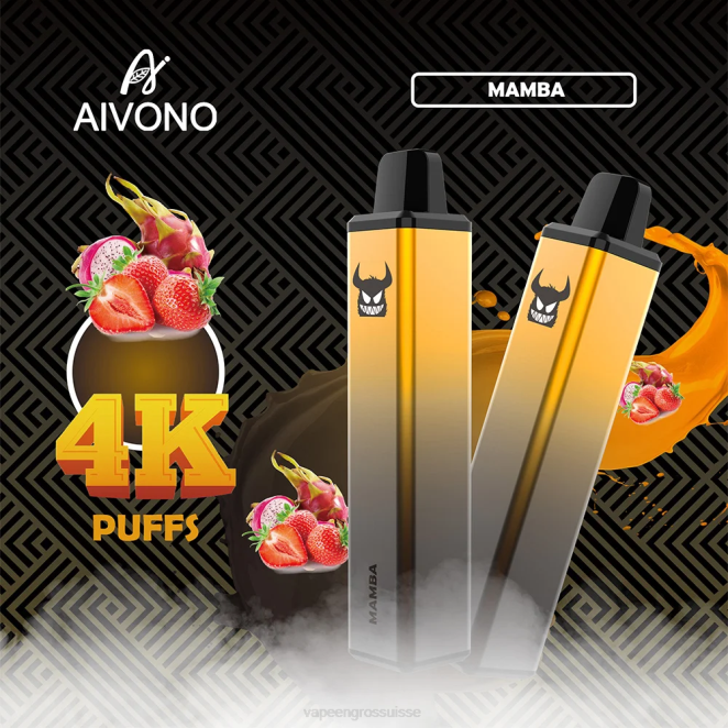 Vape Jetable Prix - Aivono AIM FREAK 4000 manba 446J252