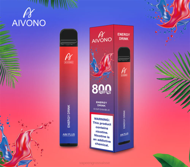 Vape En Gros - Aivono AIM PLUS 800 boisson énergisante 446J201