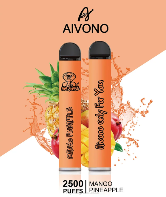 Vape Genève - Aivono AIM SNAKE 2500 mangue ananas 446J310