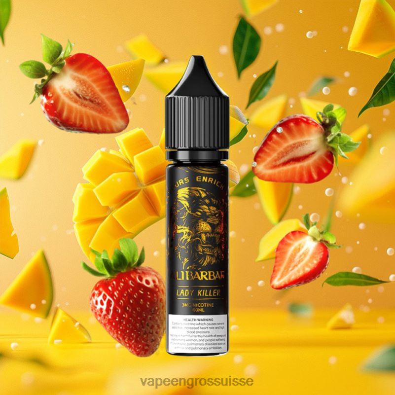 Magasin Vape Genève - Alibarbar narguilé onyx dame tueuse V084P89