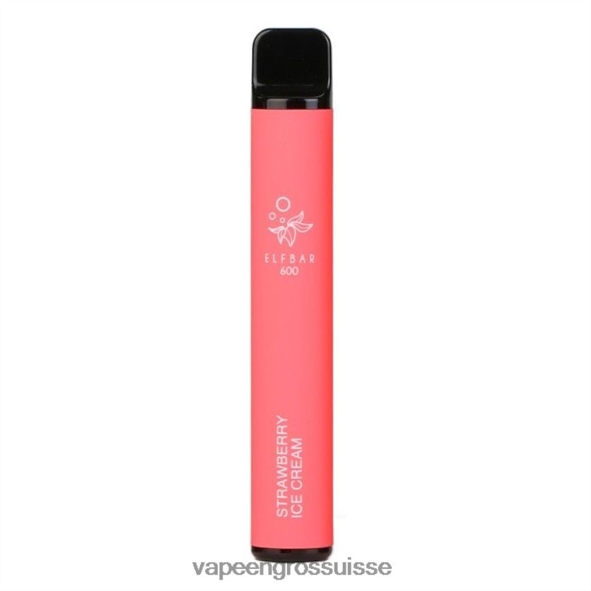 Vape En Gros - glace à la fraise 82F242104 ELFBAR 600