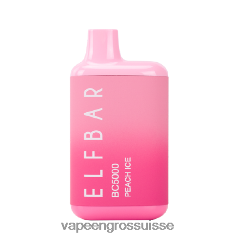 E Liquide Suisse - glace à la pêche 82F242303 ELFBAR BC5000