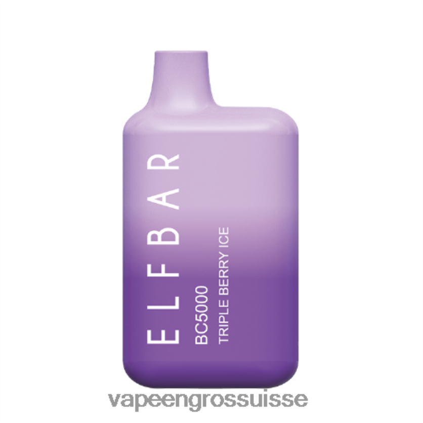 Vape Genève - glace aux trois baies 82F242310 ELFBAR BC5000