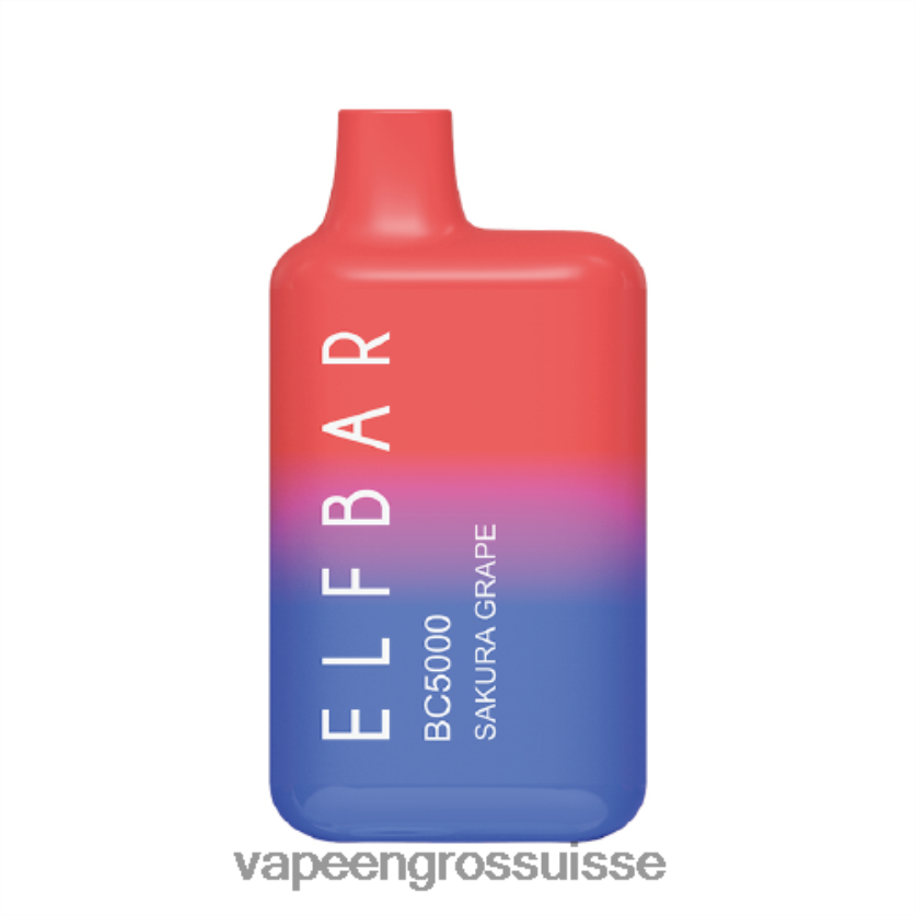 Vape Suisse Pas Cher - raisin sakura 82F242307 ELFBAR BC5000