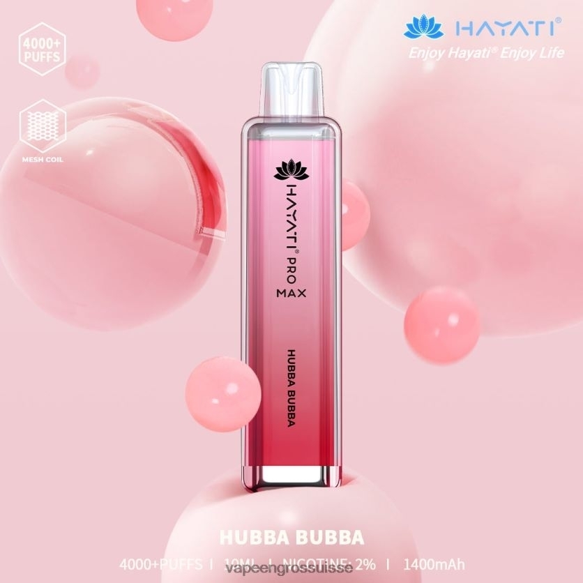 E Liquide Suisse - Hubba Bubba 82F242160 Hayati Pro Max 4000