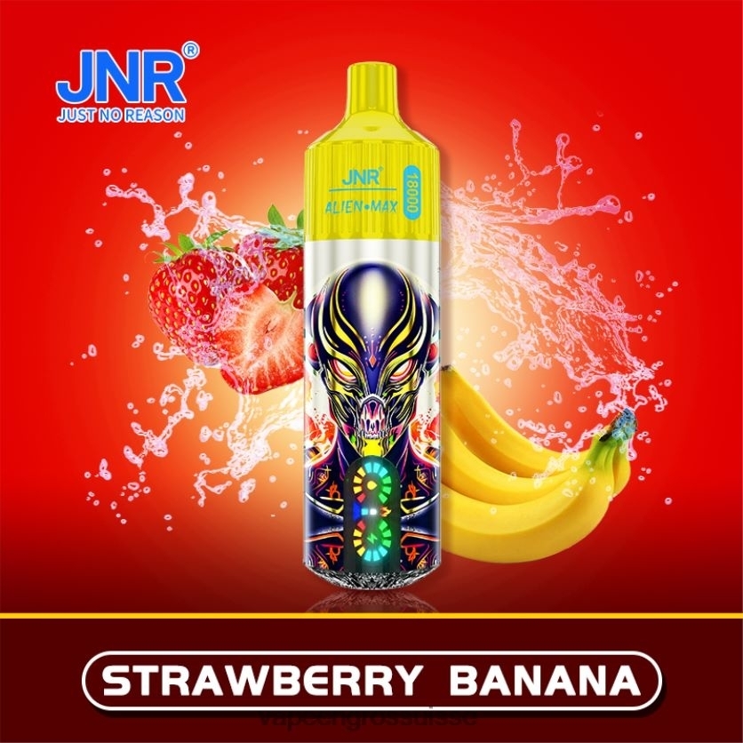 E Liquide Suisse - fraise banane 82F242567 JNR ALIEN MAX