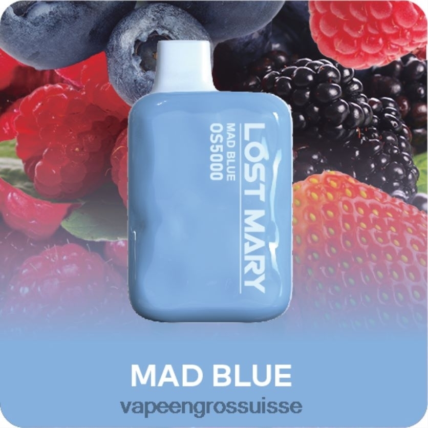 Magasin Vape Genève - bleu fou 82F242493 LOST MARY OS5000